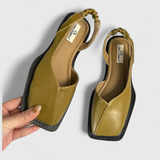 Zapatillas Acolchadas Cora con Diseño de Punta Cuadrada para Máxima Comodidad