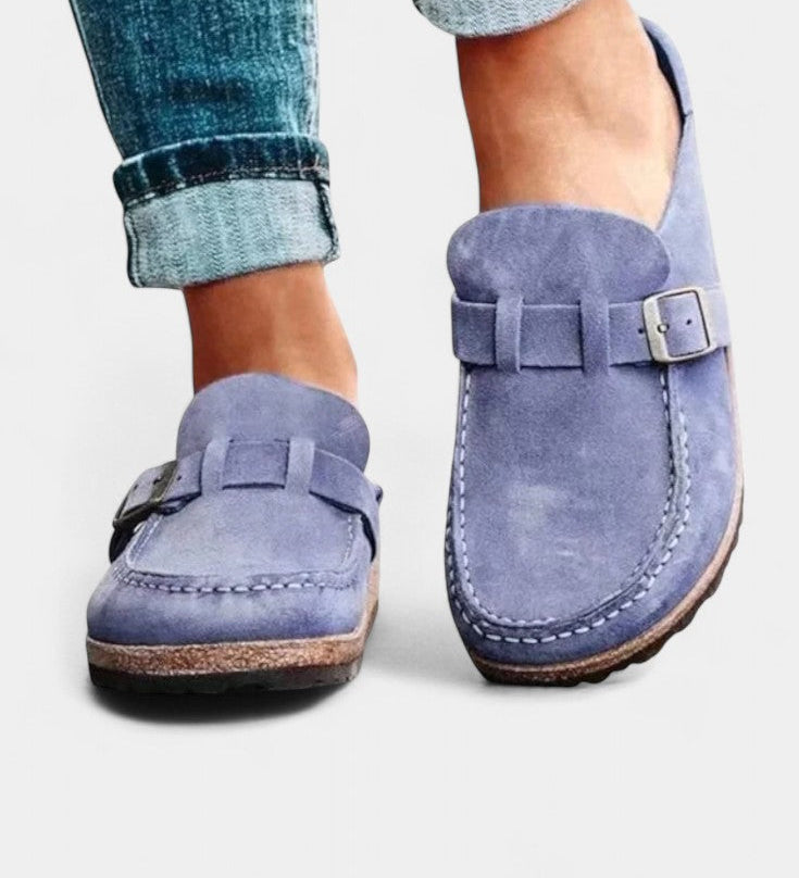 Floristra Zuecos Clásicos con Hebilla - Comodidad y Elegancia en Cada Paso