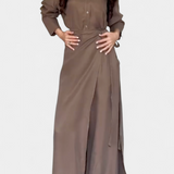 Conjunto Casual de Camisa Suelta y Pantalón con Falda - Estilo y Comodidad en un Solo Look