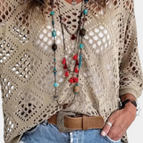 Elegante Blusa de Encaje Fern para un look sofisticado