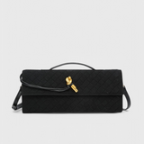 Elegante Bolso de Hombro Clásico en Ante por Melanie