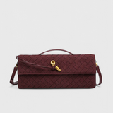 Elegante Bolso de Hombro Clásico en Ante por Melanie