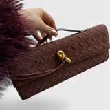 Elegante Bolso de Hombro Clásico en Ante por Melanie