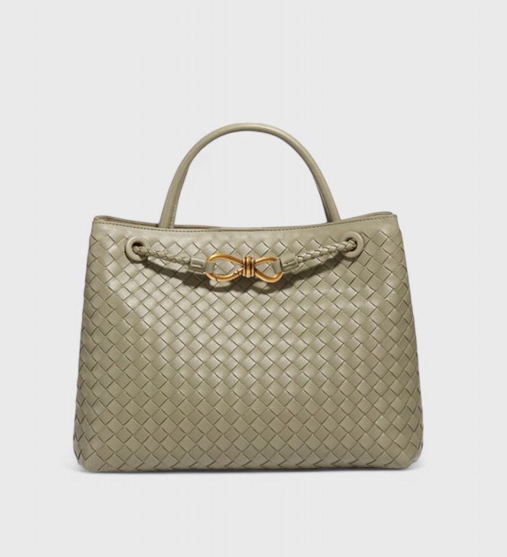 Elegante Bolsa Diaria de Tejido Índigo para un Estilo Único