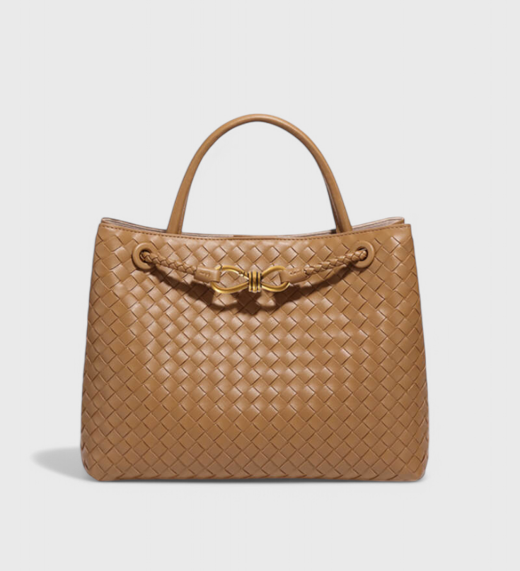 Elegante Bolsa Diaria de Tejido Índigo para un Estilo Único