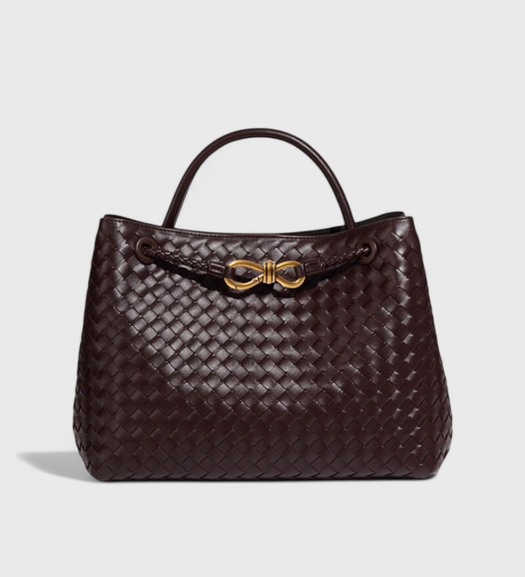 Elegante Bolsa Diaria de Tejido Índigo para un Estilo Único