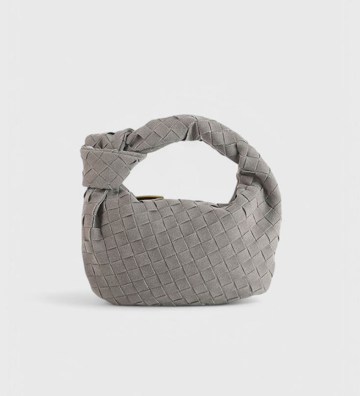 Bolso Remi Mini Woven con Elegante Detalle de Nudo