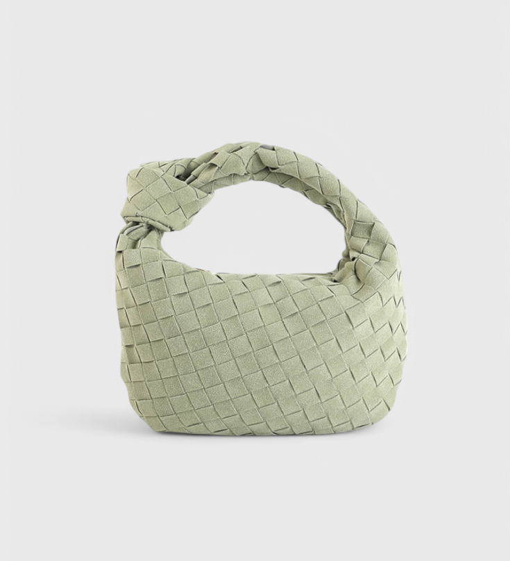 Bolso Remi Mini Woven con Elegante Detalle de Nudo