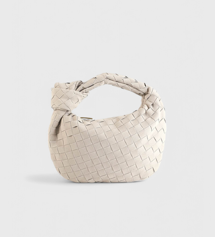 Bolso Remi Mini Woven con Elegante Detalle de Nudo