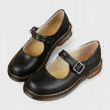 Lareina Zapatos Mary Jane Vintage con Correa Ajustable y Suela Confort para Todo el Día