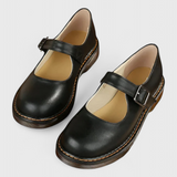 Lareina Zapatos Mary Jane Vintage con Correa Ajustable y Suela Confort para Todo el Día