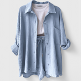 Xenia Conjunto de Collar Relajado - Estilo Casual y Elegante para Tu Look Diario