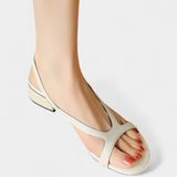Sandalias Planas Minna Elegantes con Acabado Refinado para un Estilo Sofisticado