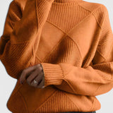 Jersey de Cachemira con Cuello Alto de Jazmín - Elegancia y Confort Disponible