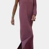 Vestido Midi Elegante Maddie de Un Solo Hombro para una Look Sofisticado