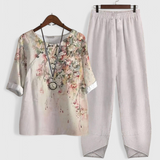 Ursula Conjunto Elegante de Camisa y Pantalón para un Estilo Relajado y Sofisticado