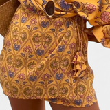Vestido Boho Candela con Estampado Floral y Escote en V Cruzado para un look con estilo