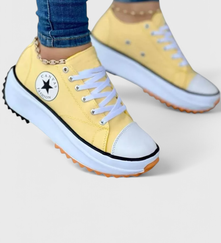 Zapatillas de Lona Chunky Taya - Estilo Moderno y Comodidad en Cada Paso