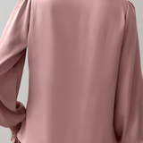 Blusa Elegante Quinn de Manga Larga con Encanto Escote en V