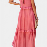 Vestido Monica de Estilo Clásico y Confort para una Frescura Natural