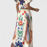 Conjunto Bohemio Itzel con Elegantes Estampados Étnicos