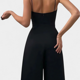 Romily Mono Sexy con Tirantes y Pierna Ancha - Elegancia y Estilo Inigualables