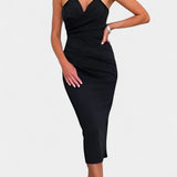 Vestido Iveta Sin Tirantes y Sin Espalda - Elegancia y Estilo Sin Esfuerzo