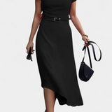 Vestido Asimétrico de Estilo Urbano Florence para un look moderno y sofisticado