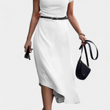 Vestido Asimétrico de Estilo Urbano Florence para un look moderno y sofisticado