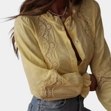 Elegante Blusa de Encaje Catarina para un Look sofisticado