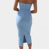 Vestido Iveta Sin Tirantes y Sin Espalda - Elegancia y Estilo Sin Esfuerzo