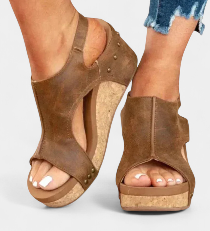 Svenja Sandalias Ortopédicas de Cuña para Mayor Comodidad