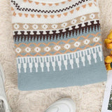 Gemma Jersey de Cuello Redondo con Diseño Texturizado para un Estilo Moderno y Confort