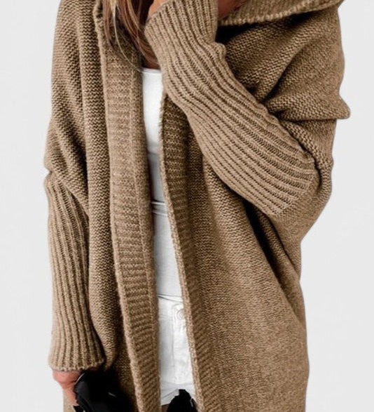 Lovisa Cárdigan Oversized de Punto con Capucha para un look cómodo y moderno