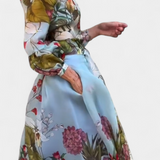 Conjunto Elegante Sanne con Estampado de Camisa y Pantalón Fluido para un Look Sofisticado