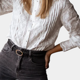 Laurina Elegante Blusa de Encaje para un look sofisticado
