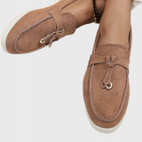 Elegantes Mocasines Coralie con Acabado en Suede para un Estilo Sofisticado