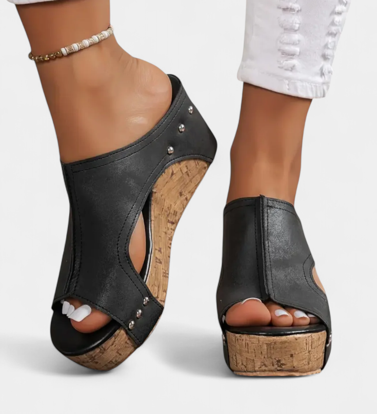 Emerson Sandalias de Tacón Bloque ultra Cómodas y Ortopédicas para todo el Día