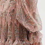 Elegante Vestido Maxi Ayla con Estampado Paisley Vintage para un look sofisticado