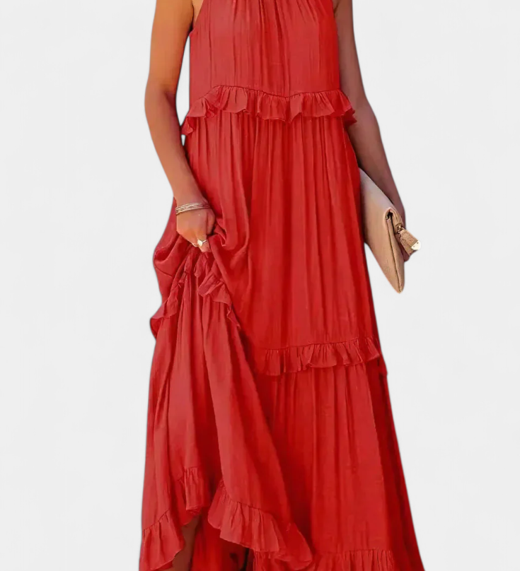 Vestido Monica de Estilo Clásico y Confort para una Frescura Natural