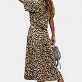 Rovena Vestido Midi de Lunares con Cuello Camisero y Cintura Ajustable - Elegancia y Comodidad para Cualquier Ocasión
