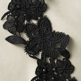 Diana Vestido Midi de Encaje Asimétrico con Paneles Elegantes