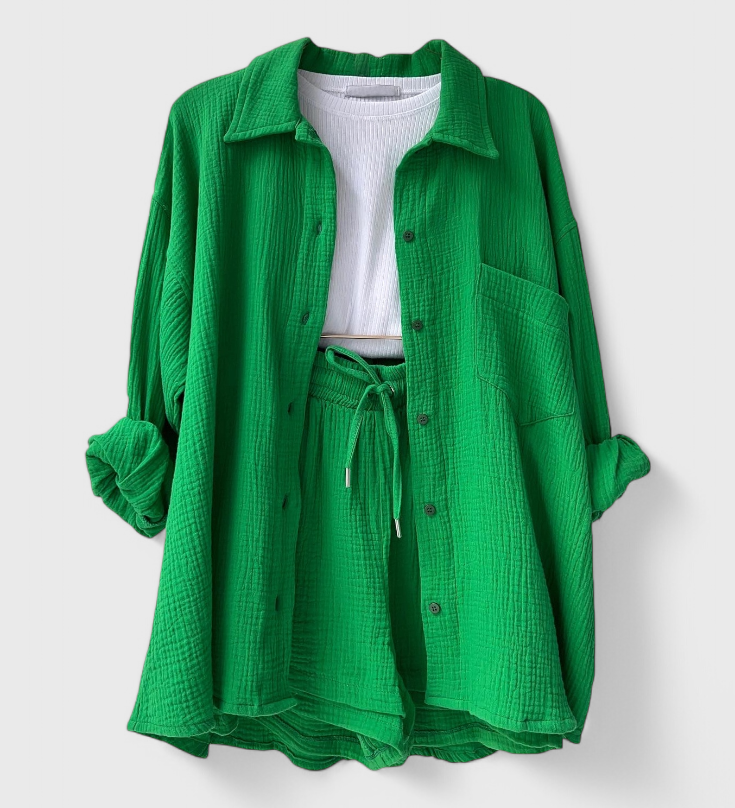 Xenia Conjunto de Collar Relajado - Estilo Casual y Elegante para Tu Look Diario