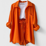 Xenia Conjunto de Collar Relajado - Estilo Casual y Elegante para Tu Look Diario