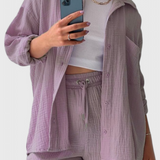 Xenia Conjunto de Collar Relajado - Estilo Casual y Elegante para Tu Look Diario