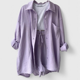 Xenia Conjunto de Collar Relajado - Estilo Casual y Elegante para Tu Look Diario