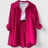 Xenia Conjunto de Collar Relajado - Estilo Casual y Elegante para Tu Look Diario