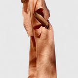 Conjunto Casual de Verano en Algodón-Lino Adesua para un look relajado y elegante