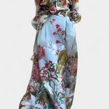 Conjunto Elegante Sanne con Estampado de Camisa y Pantalón Fluido para un Look Sofisticado