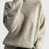 Jersey de Cachemira con Cuello Alto de Jazmín - Elegancia y Confort Disponible